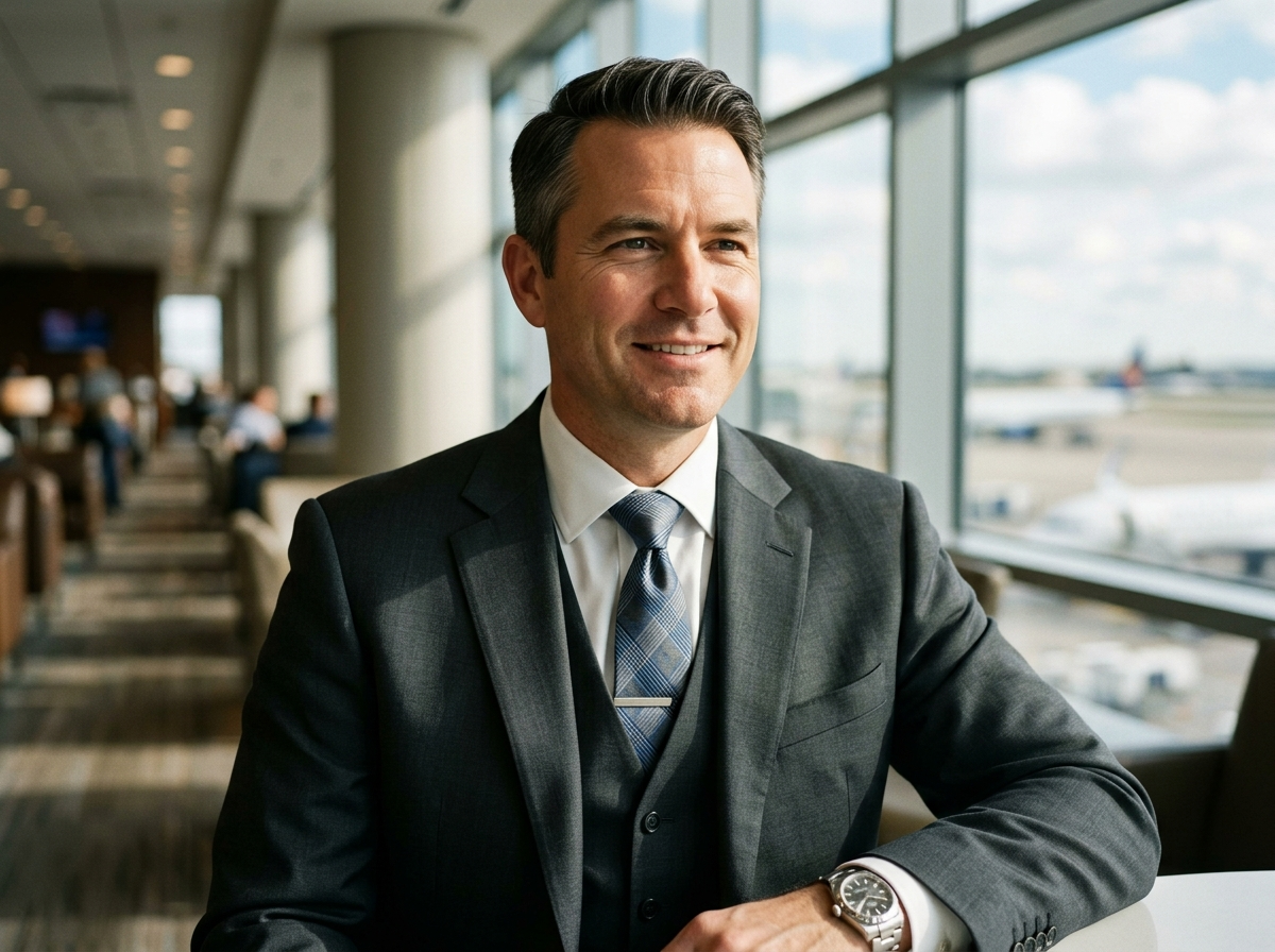 James K. testimonial avatar, business professional in 40s Chicago IL executive traveler